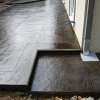 Béton empreinte