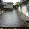 Béton empreinte
