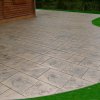 Béton empreinte