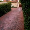 Béton empreinte
