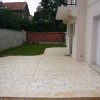 Béton empreinte