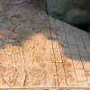 Béton empreinte