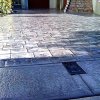 Béton empreinte