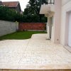 Béton empreinte
