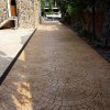 Béton empreinte
