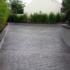 Béton empreinte